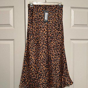 NWT Nasty Gal Leopard Print Skirt